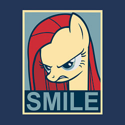 Свитшот хлопковый мужской MLP: Smile, цвет: тёмно-синий — фото 2