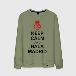 Мужской свитшот Keep Calm & Hala Madrid