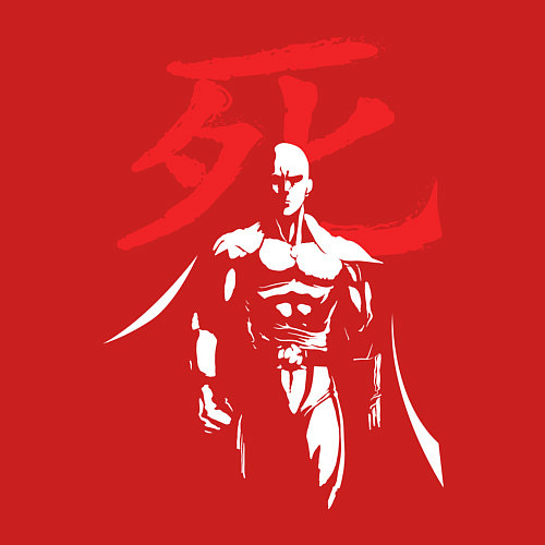 Мужской свитшот Saitama Hero / Красный – фото 3