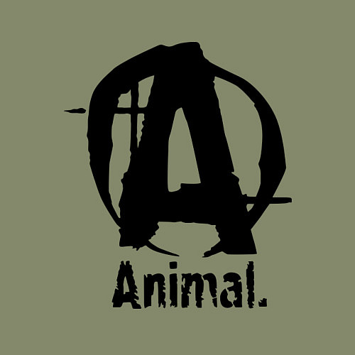 Мужской свитшот Animal Logo / Авокадо – фото 3