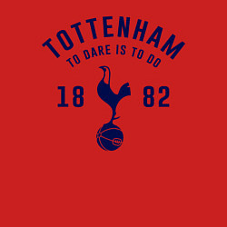 Свитшот хлопковый мужской FC Tottenham 1882, цвет: красный — фото 2