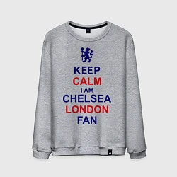 Мужской свитшот Keep Calm & Chelsea London fan