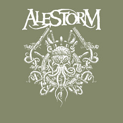 Свитшот хлопковый мужской Alestorm: Pirate Bay, цвет: авокадо — фото 2