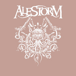 Свитшот хлопковый мужской Alestorm: Pirate Bay, цвет: пыльно-розовый — фото 2