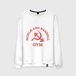 Мужской свитшот Sickle & Barbell: Gym