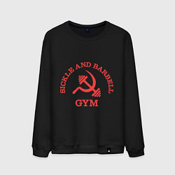 Мужской свитшот Sickle & Barbell: Gym