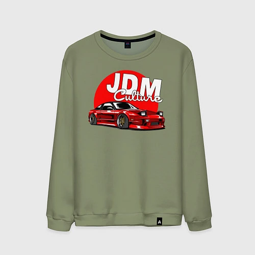 Мужской свитшот JDM Culture / Авокадо – фото 1