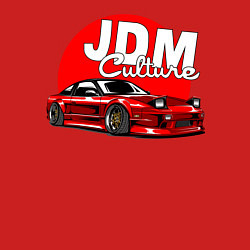 Свитшот хлопковый мужской JDM Culture, цвет: красный — фото 2