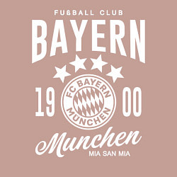 Свитшот хлопковый мужской Bayern Munchen 1900, цвет: пыльно-розовый — фото 2