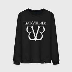 Свитшот хлопковый мужской Black Veil Brides: Knives and Pens, цвет: черный