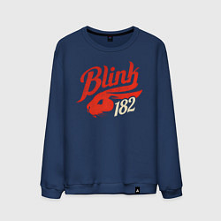 Свитшот хлопковый мужской Blink-182, цвет: тёмно-синий