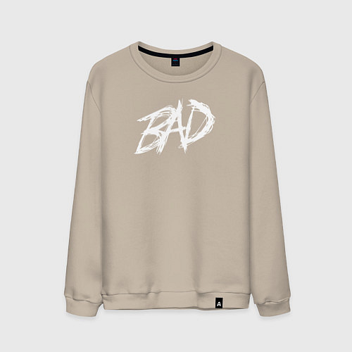 Мужской свитшот XXXTentacion: BAD / Миндальный – фото 1