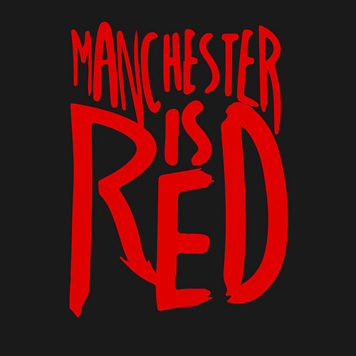 Мужской свитшот Manchester is Red / Черный – фото 3