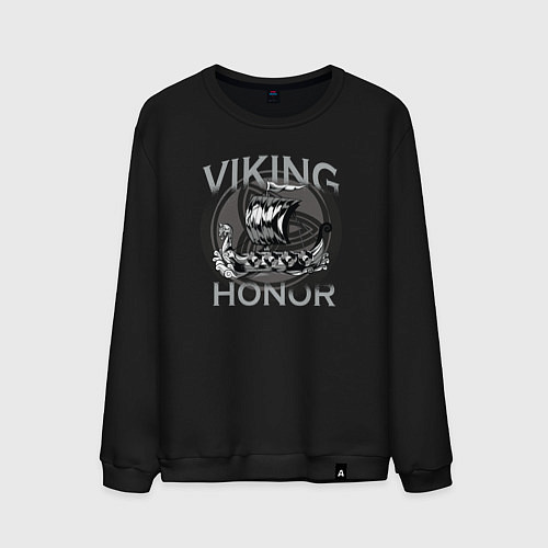 Мужской свитшот Viking Honor / Черный – фото 1
