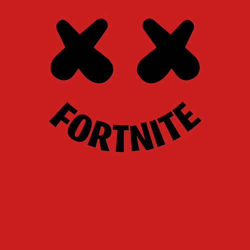 Мужской свитшот FORTNITE x MARSHMELLO / Красный – фото 3