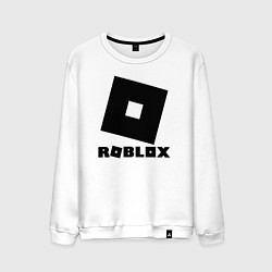Свитшот хлопковый мужской ROBLOX, цвет: белый