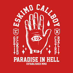 Свитшот хлопковый мужской Eskimo Callboy: Paradise in Hell, цвет: красный — фото 2