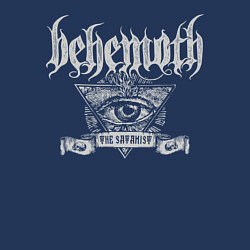 Свитшот хлопковый мужской Behemoth: The Satanist, цвет: тёмно-синий — фото 2