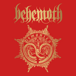 Свитшот хлопковый мужской Behemoth: Demonica, цвет: красный — фото 2