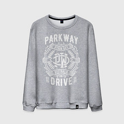 Свитшот хлопковый мужской Parkway Drive: Australia, цвет: меланж