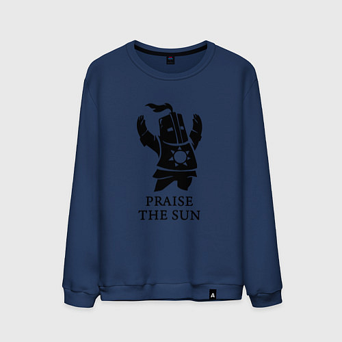 Мужской свитшот Praise the Sun / Тёмно-синий – фото 1
