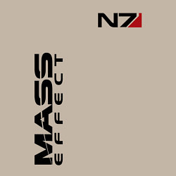 Свитшот хлопковый мужской MASS EFFECT N7, цвет: миндальный — фото 2
