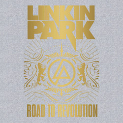 Свитшот хлопковый мужской Linkin Park: Road to Revolution, цвет: меланж — фото 2