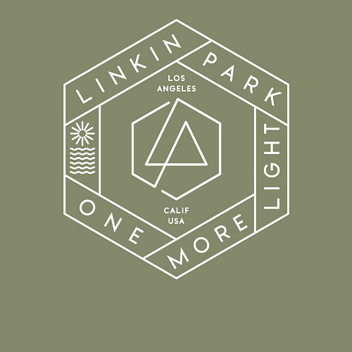 Мужской свитшот Linkin Park: One More Light / Авокадо – фото 3