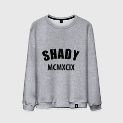 Свитшот хлопковый мужской Shady MCMXCIX, цвет: меланж