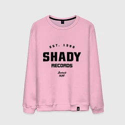Свитшот хлопковый мужской Shady records, цвет: светло-розовый
