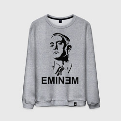 Свитшот хлопковый мужской Эминем, цвет: меланж