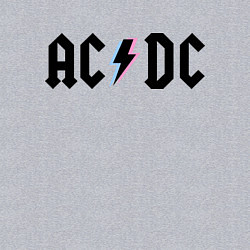 Свитшот хлопковый мужской AC/DC, цвет: меланж — фото 2