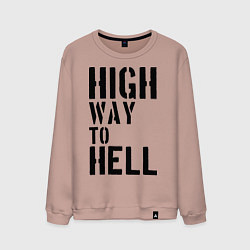 Мужской свитшот High way to hell