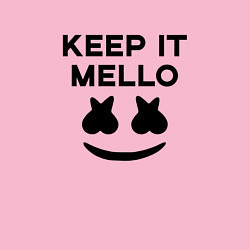 Свитшот хлопковый мужской Keep it Mello, цвет: светло-розовый — фото 2