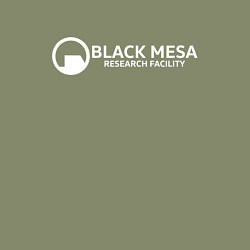 Свитшот хлопковый мужской Black Mesa: Research Facility, цвет: авокадо — фото 2