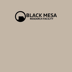 Свитшот хлопковый мужской Black Mesa: Research Facility, цвет: миндальный — фото 2