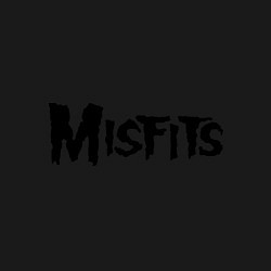 Свитшот хлопковый мужской Misfits logo, цвет: черный — фото 2