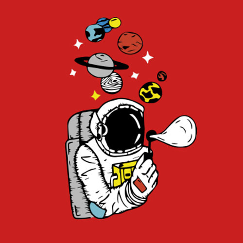 Мужской свитшот Cosmos / Красный – фото 3