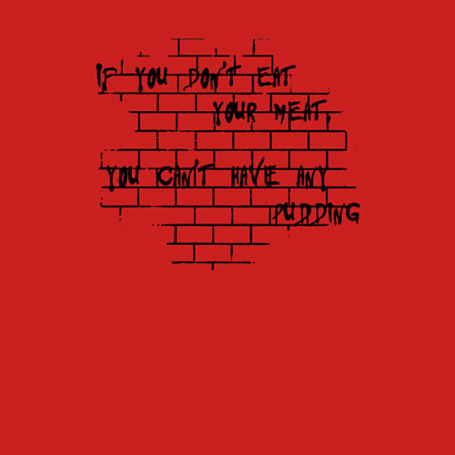 Мужской свитшот Pink Floyd / Красный – фото 3