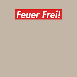 Свитшот хлопковый мужской Feuer Frei!, цвет: миндальный — фото 2