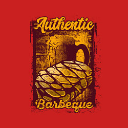 Свитшот хлопковый мужской Authentic barbeque, цвет: красный — фото 2