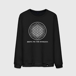 Свитшот хлопковый мужской BRING ME THE HORIZON, цвет: черный