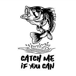 Свитшот хлопковый мужской Catch me if you can, цвет: белый — фото 2