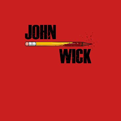 Мужской свитшот John Wick / Красный – фото 3