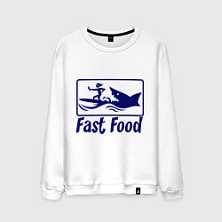 Мужской свитшот Shark fast food