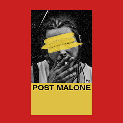 Свитшот хлопковый мужской Post Malone, цвет: красный — фото 2