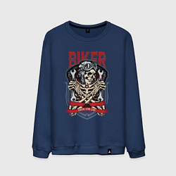Мужской свитшот Cool biker Skull