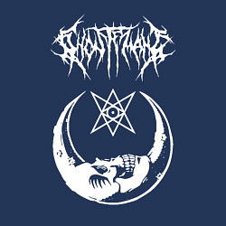 Свитшот хлопковый мужской GHOSTEMANE, цвет: тёмно-синий — фото 2