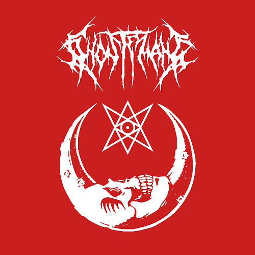 Мужской свитшот GHOSTEMANE НА СПИНЕ / Красный – фото 3