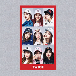 Свитшот хлопковый мужской TWICE, цвет: меланж — фото 2